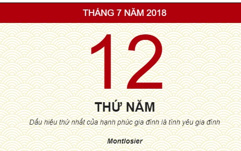 Tử vi thứ 5 ngày 12/7/2018 của mười hai con giáp