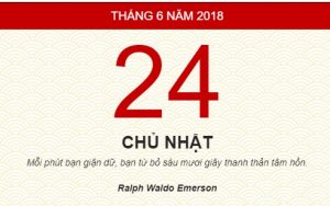 Tử vi thứ chủ nhật ngày 24/6/2018 của mười hai con giáp