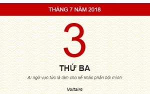 Tử vi thứ ba ngày 3/7/2018 của mười hai con giáp